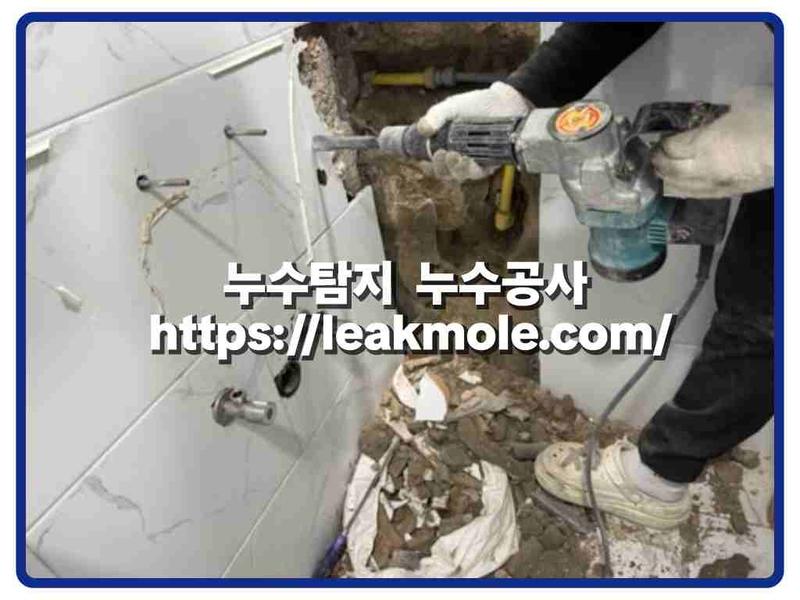 누수탐지 현장 작업 사진 8